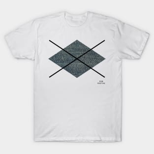 Big denim argyle diamond : T-Shirt